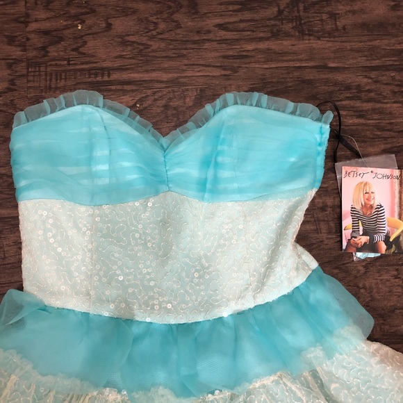 ❌Sold❌ Betsey Johnson Prom Ruffle Dress - Picture 7 of 9